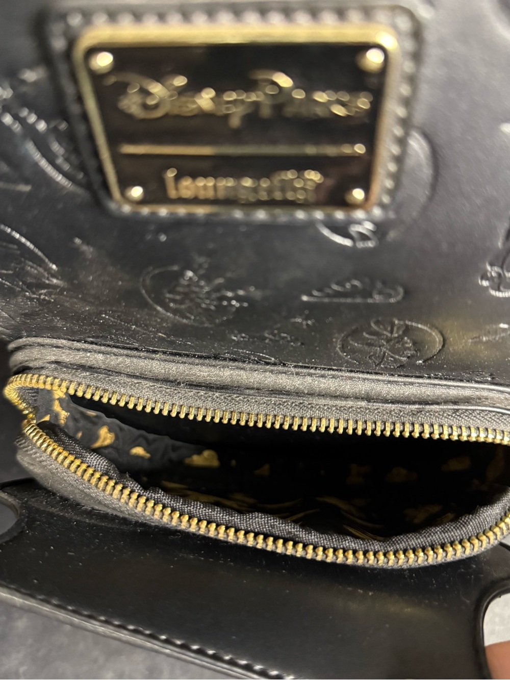 Disney Black and Gold Zodiac Mini Backpack by Loungefly - Picture 13 of 16
